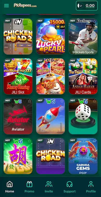 PKrupees Game 